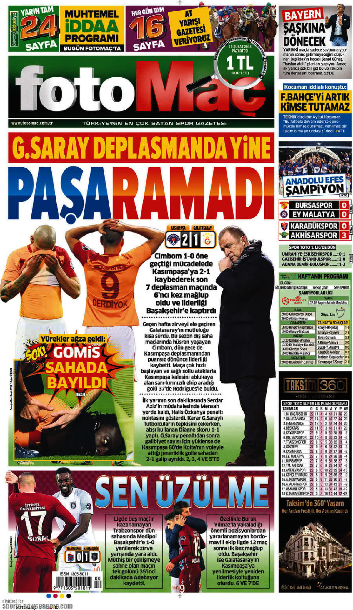 Ce scriu azi ziarele de sport din lume (19 februarie 2018)