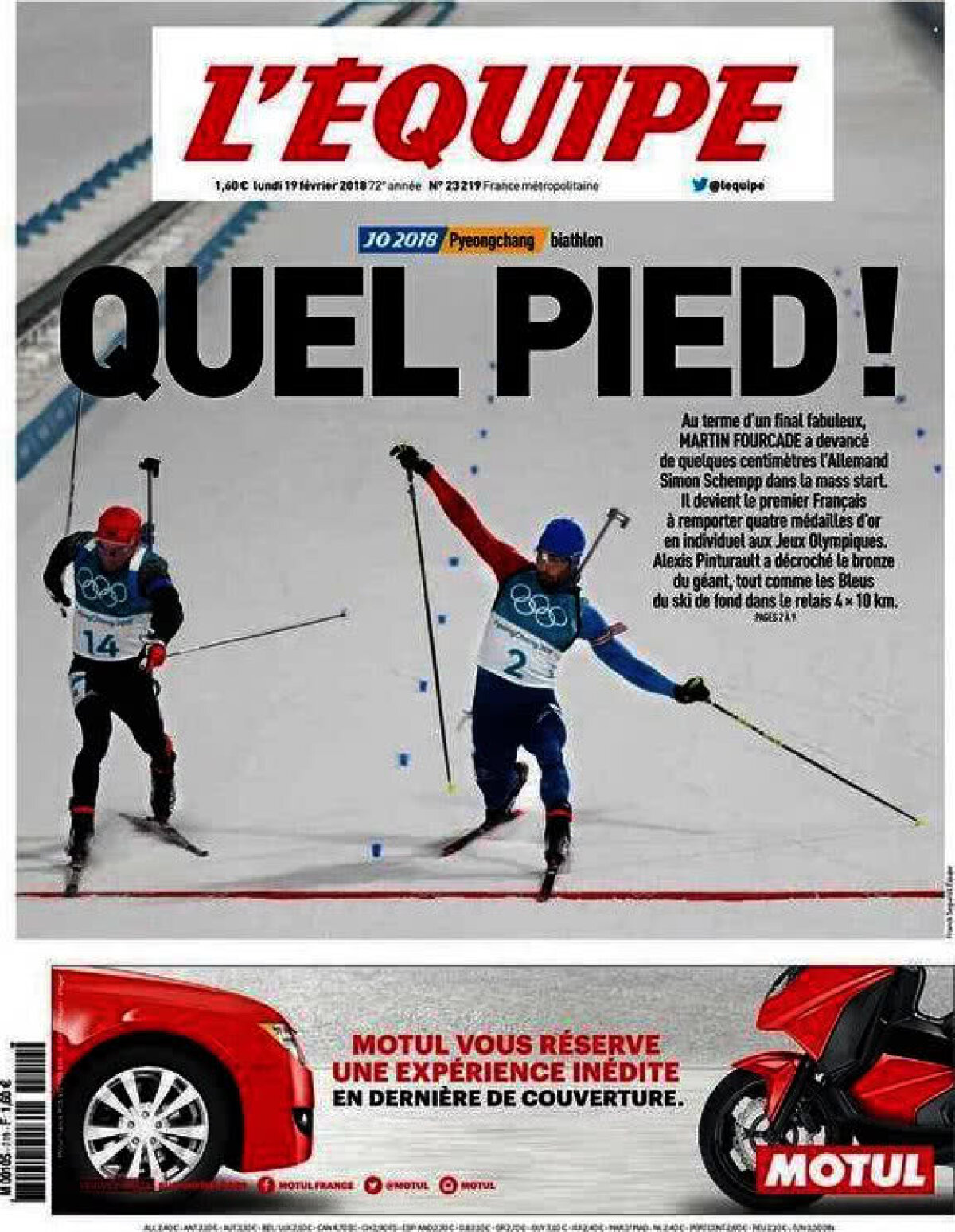 Ce scriu azi ziarele de sport din lume (19 februarie 2018)