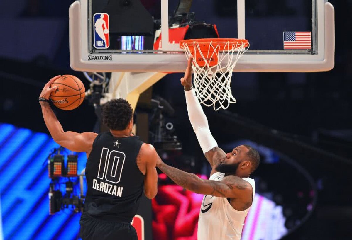 VIDEO+FOTO All Star Game resuscitat! Noul format a dinamizat un demonstrativ plictisitor: mai competitiv, mai intens și dominat de King James