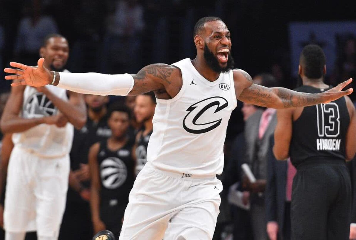 VIDEO+FOTO All Star Game resuscitat! Noul format a dinamizat un demonstrativ plictisitor: mai competitiv, mai intens și dominat de King James