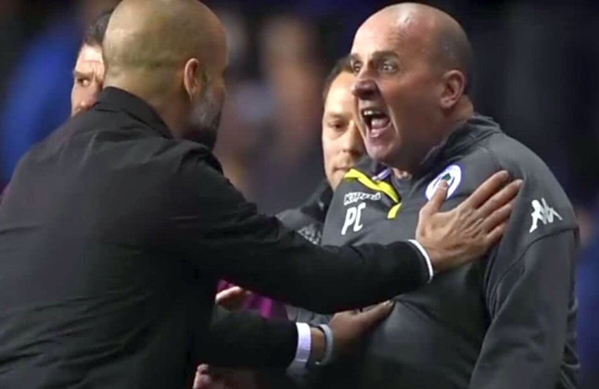 VIDEO + FOTO Bătaie generală după ce City a fost eliminată de o echipă din Liga a 3-a! Sergio Aguero a lovit un suporter și Pep Guardiola și-a împins rivalul pe tunel