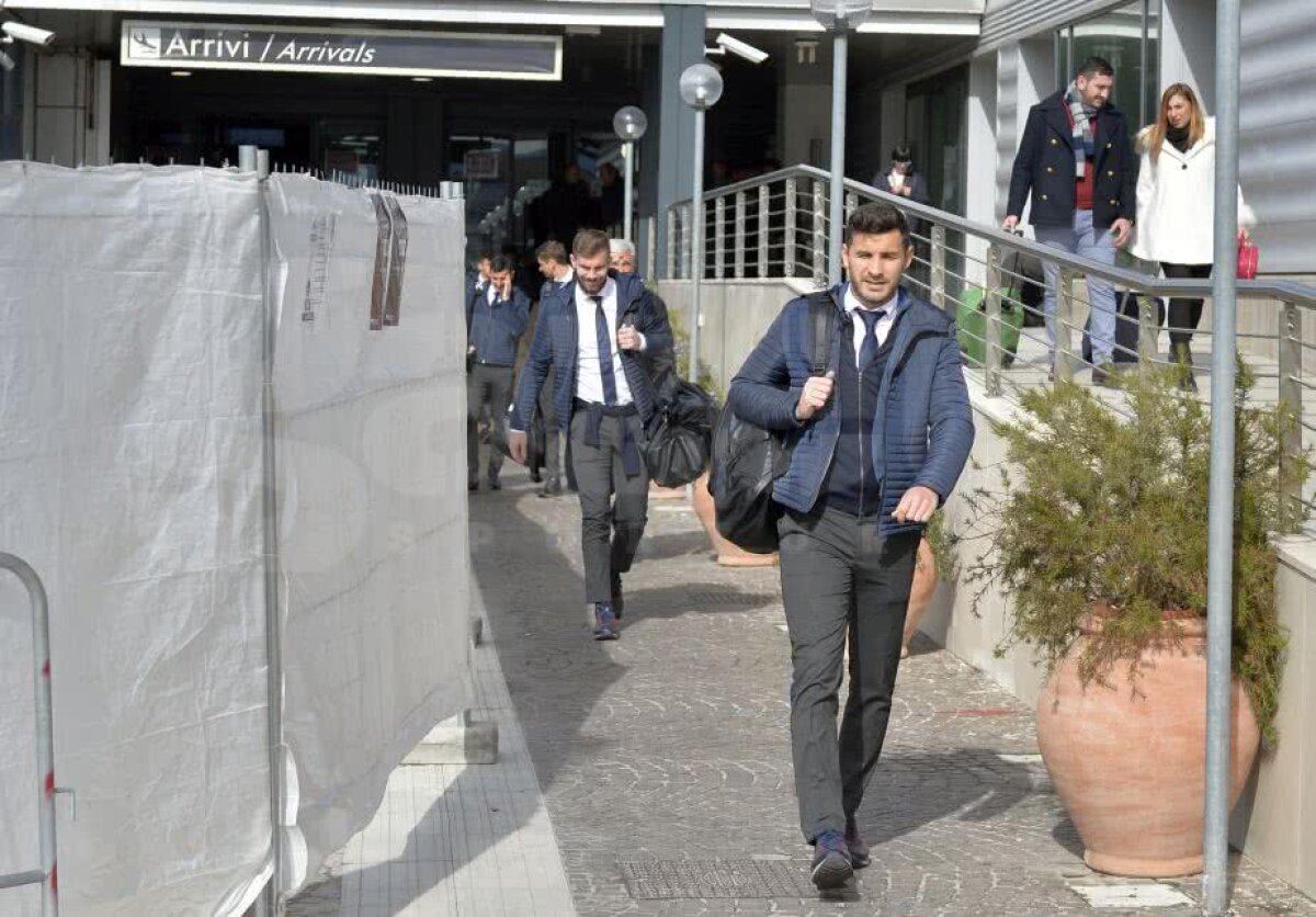 CORESPONDENȚĂ GSP DE LA ROMA // GALERIE FOTO FCSB a ajuns la Roma » Două nume-surpriză i-au însoțit pe bucureșteni