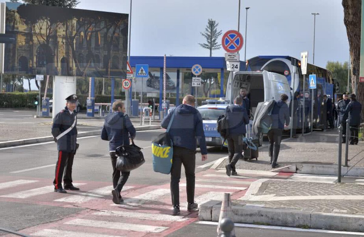 CORESPONDENȚĂ GSP DE LA ROMA // GALERIE FOTO FCSB a ajuns la Roma » Două nume-surpriză i-au însoțit pe bucureșteni