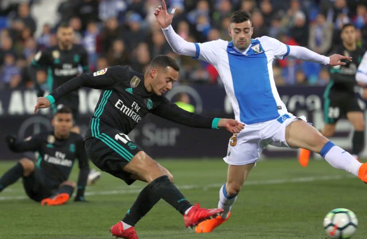 FOTO + VIDEO Real Madrid câștigă restanța cu Leganes, 3-1, și revine pe podium în La Liga » Madrilenii au revenit de la 0-1, dar s-au impus fără emoții 