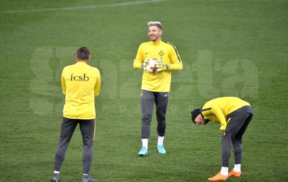 LAZIO - FCSB // VIDEO+FOTO Antrenamentul oficial al lui FCSB înaintea jocului cu Lazio » Bălgrădean s-a pregătit cu noii colegi