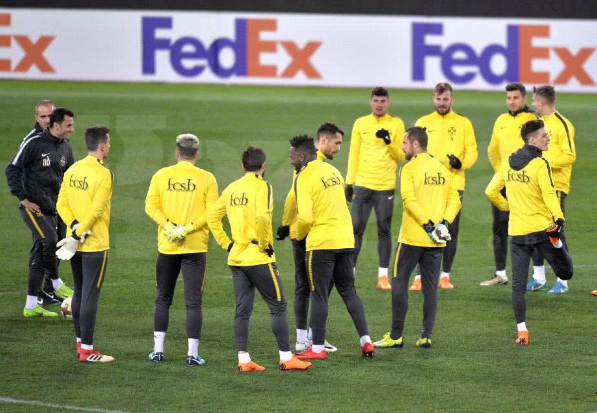 LAZIO - FCSB // VIDEO+FOTO Antrenamentul oficial al lui FCSB înaintea jocului cu Lazio » Bălgrădean s-a pregătit cu noii colegi