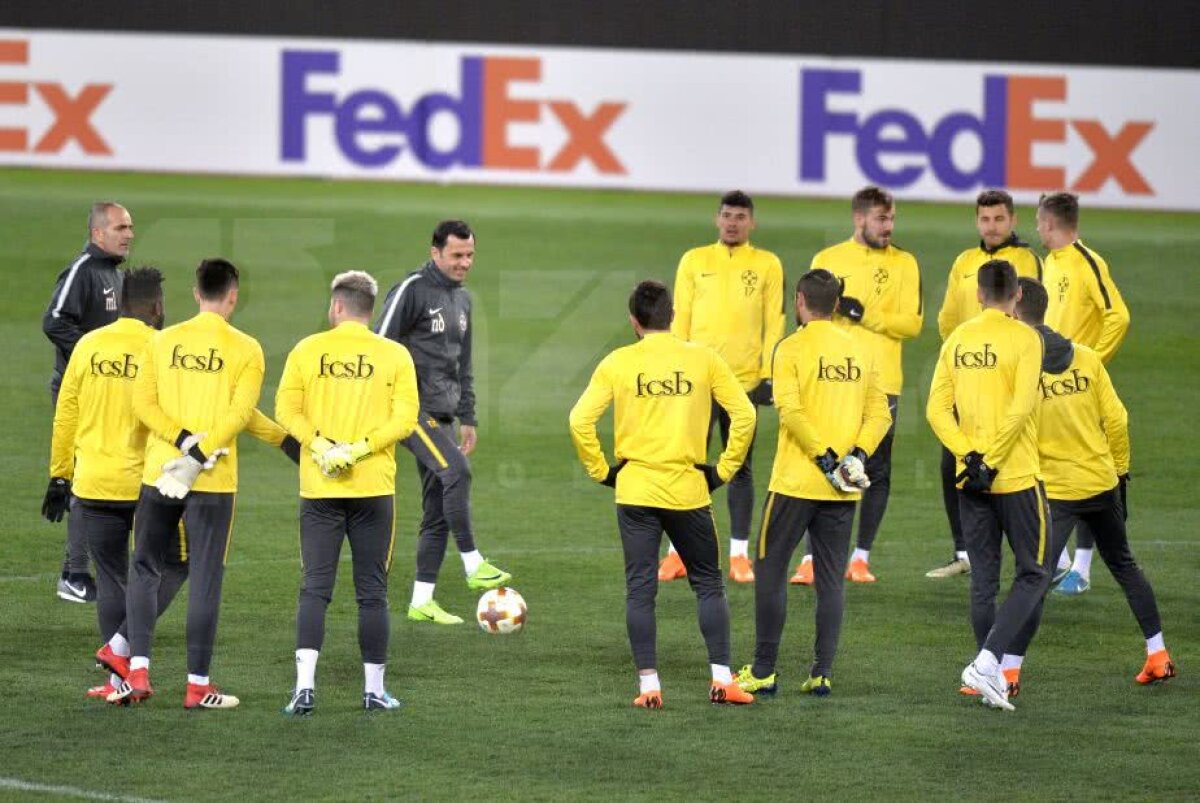 LAZIO - FCSB // VIDEO+FOTO Antrenamentul oficial al lui FCSB înaintea jocului cu Lazio » Bălgrădean s-a pregătit cu noii colegi