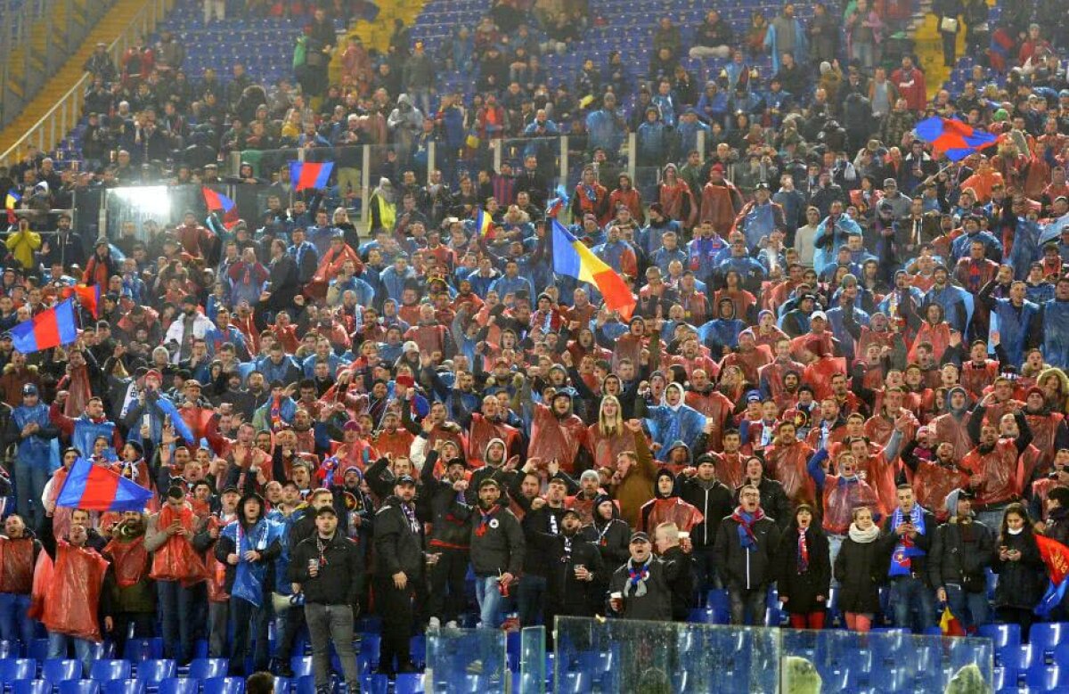 LAZIO - FCSB // FOTO Corespondență din Roma » Cum au trăit fanii steliști meciul de pe Olimpico: "Steaua, un nume imposibil de înlăturat"