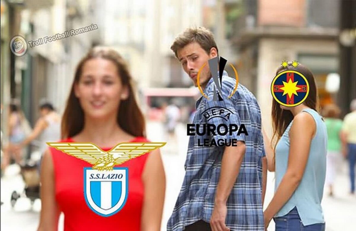 FOTO Caterincă după umilinţă » Presa italiană a "explodat": "Umilință istorică pentru Lazio! Cum să iei gol de la săracii aia?!". Cele mai tari 9 glume pe seama FCSB, după 2-5 cu Lazio la general