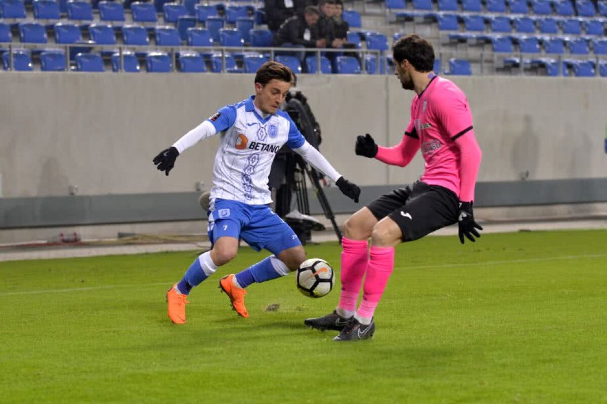 VIDEO+FOTO U Craiova ratează șansa de a trece peste FCSB » Oltenii au remizat cu ACS Poli, 1-1, după un meci cu două goluri de excepție