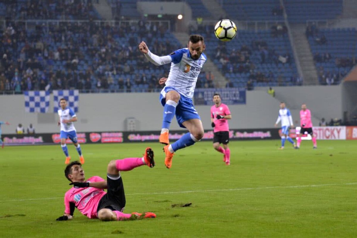 VIDEO+FOTO U Craiova ratează șansa de a trece peste FCSB » Oltenii au remizat cu ACS Poli, 1-1, după un meci cu două goluri de excepție