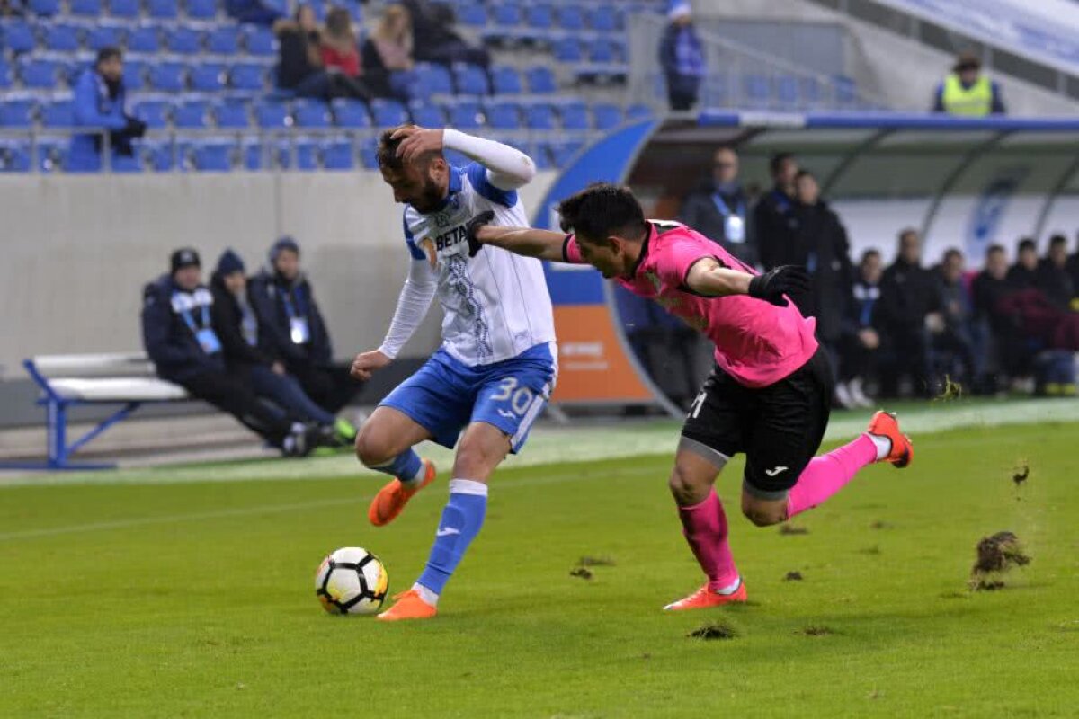 VIDEO+FOTO U Craiova ratează șansa de a trece peste FCSB » Oltenii au remizat cu ACS Poli, 1-1, după un meci cu două goluri de excepție