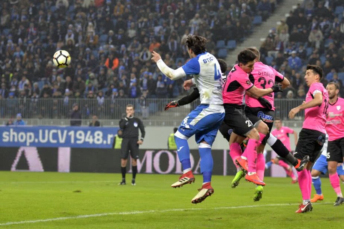 VIDEO+FOTO U Craiova ratează șansa de a trece peste FCSB » Oltenii au remizat cu ACS Poli, 1-1, după un meci cu două goluri de excepție