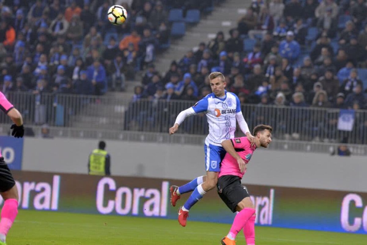 VIDEO+FOTO U Craiova ratează șansa de a trece peste FCSB » Oltenii au remizat cu ACS Poli, 1-1, după un meci cu două goluri de excepție