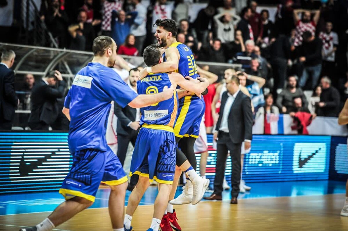FOTO Ce victorie! România a învins Croația, 58-56, chiar la ea acasă după în meci nebun, în preliminariile pentru Mondial