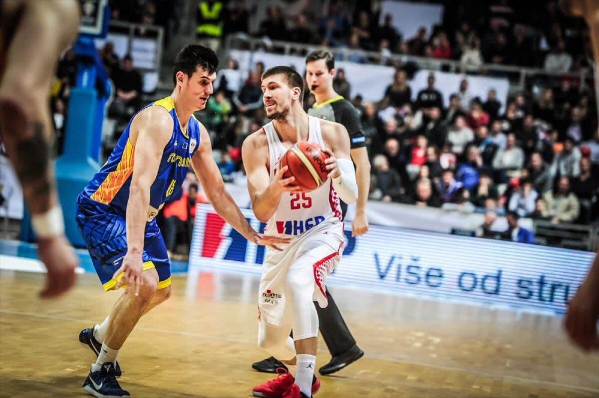 FOTO Ce victorie! România a învins Croația, 58-56, chiar la ea acasă după în meci nebun, în preliminariile pentru Mondial