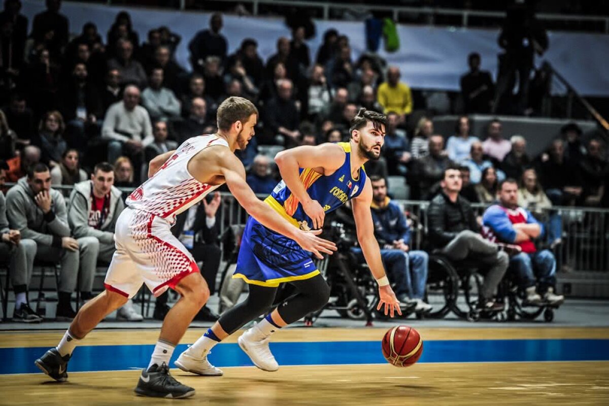 FOTO Ce victorie! România a învins Croația, 58-56, chiar la ea acasă după în meci nebun, în preliminariile pentru Mondial