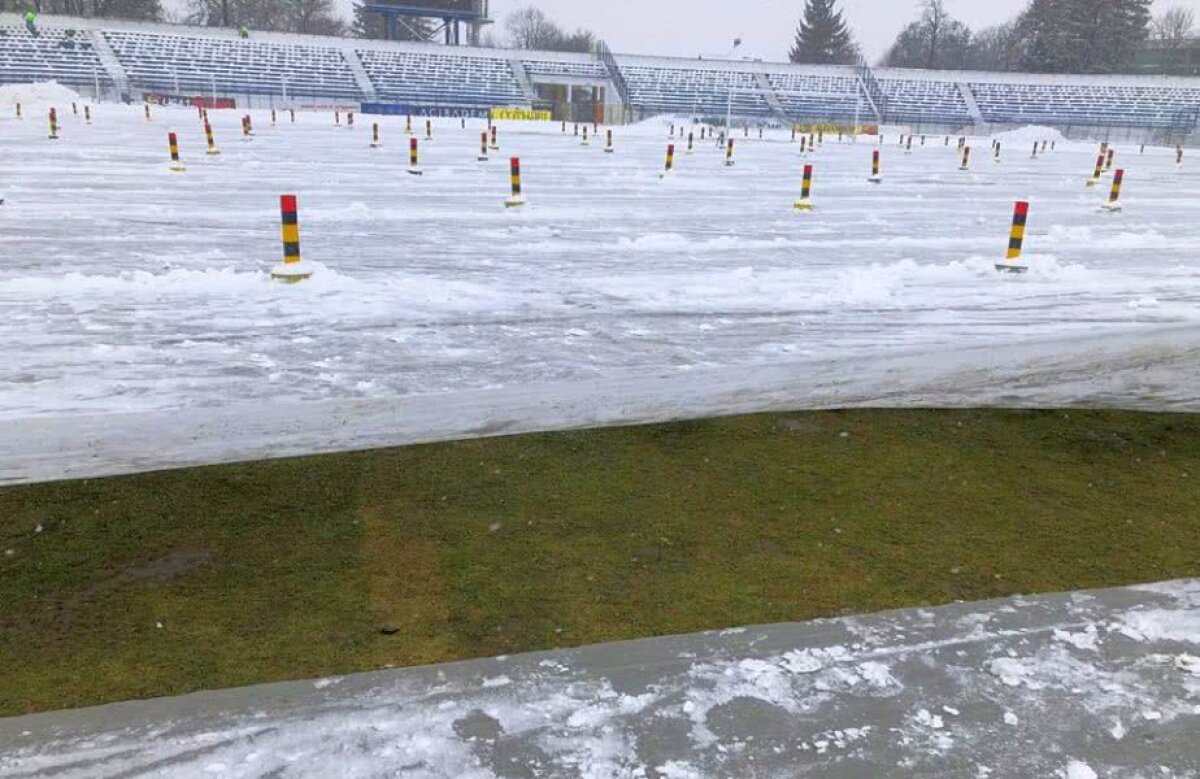 UPDATE FOTO INCREDIBIL! Iașiul e în Ice Age, dar clubul asigură cu câteva ore înainte de Poli - Viitorul, meci decisiv pentru play-off: "Fiți fără griji" :) 