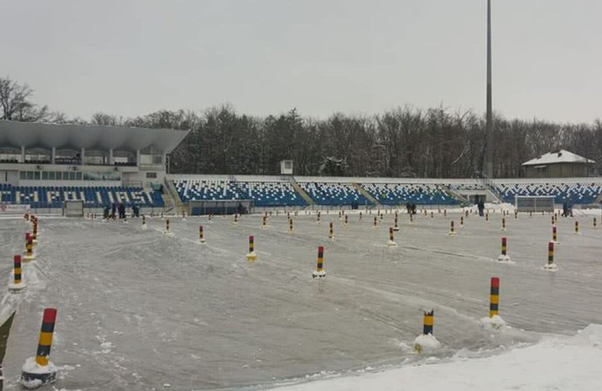 UPDATE FOTO INCREDIBIL! Iașiul e în Ice Age, dar clubul asigură cu câteva ore înainte de Poli - Viitorul, meci decisiv pentru play-off: "Fiți fără griji" :) 