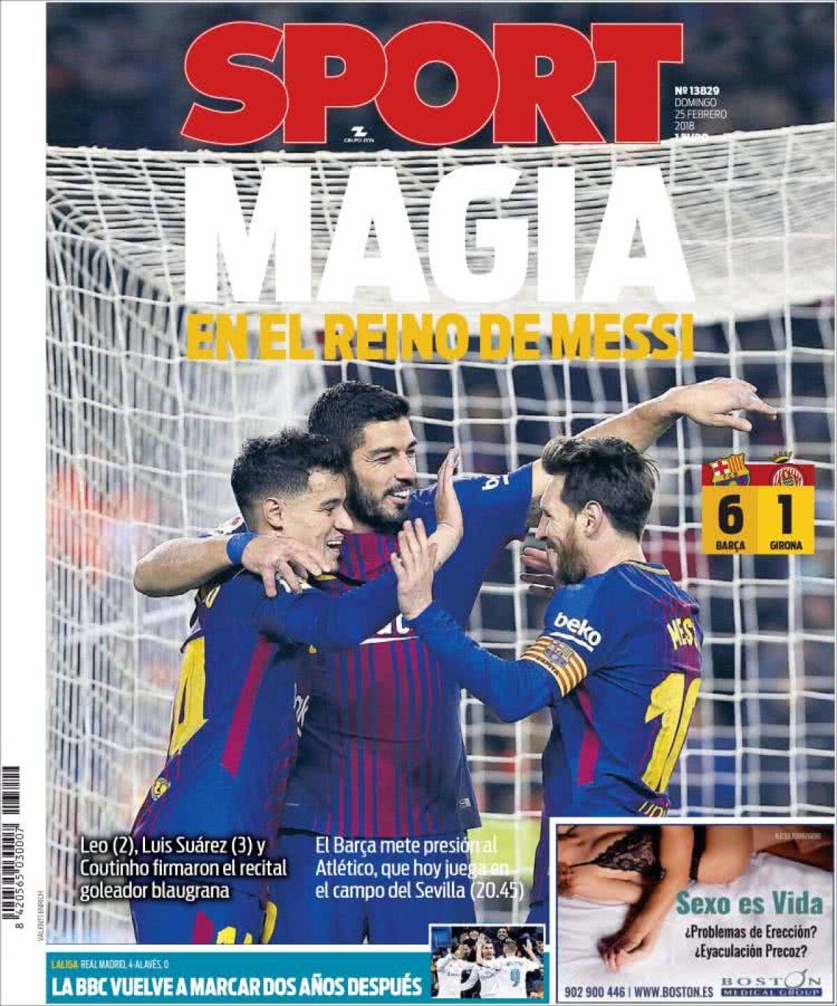 Ce scriu azi ziarele de sport din lume (25 februarie 2018)