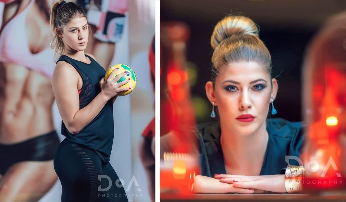 GALERIE FOTO A pozat cum nu ai mai văzut-o » Cea mai sexy jucătoare de la CSM București e fan declarat al unei echipe de fotbal 