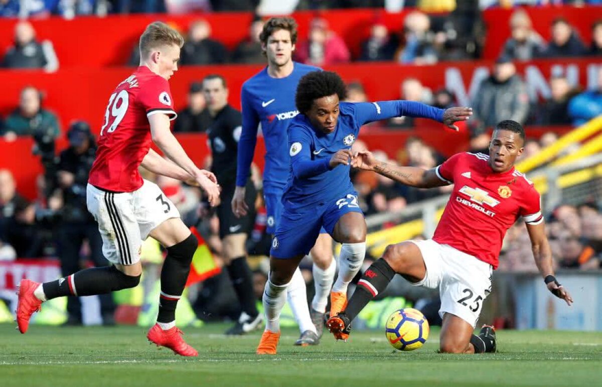 VIDEO + FOTO Mourinho câștigă derby-ul orgoliilor cu Antonio Conte » United o învinge pe Chelsea, 2-1, iar "diavolii" revin pe locul 2 în Premier League