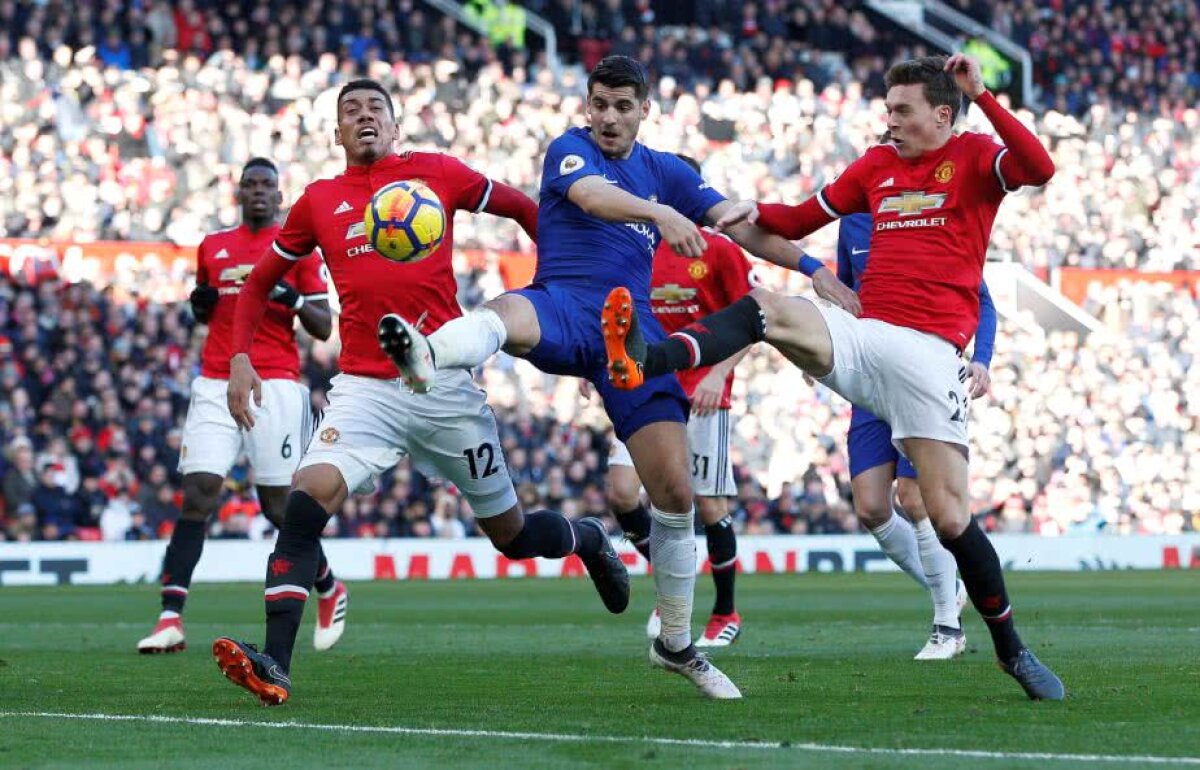 VIDEO + FOTO Mourinho câștigă derby-ul orgoliilor cu Antonio Conte » United o învinge pe Chelsea, 2-1, iar "diavolii" revin pe locul 2 în Premier League