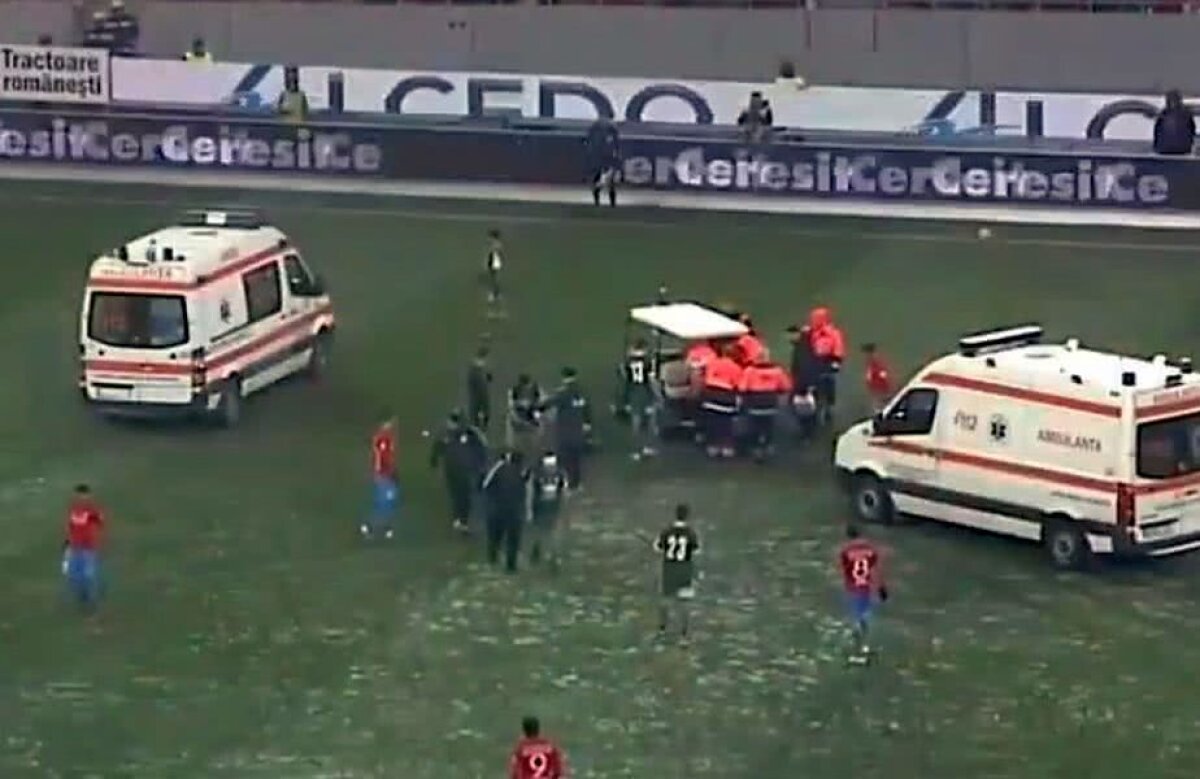 VIDEO+FOTO Brutal! Atenție, imagini cu puternic impact emoțional: accidentare-horror în meciul FCSB - Sepsi