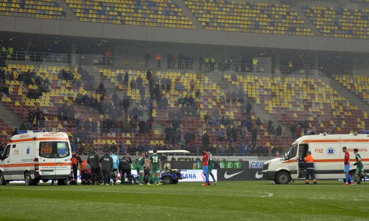 VIDEO+FOTO Brutal! Atenție, imagini cu puternic impact emoțional: accidentare-horror în meciul FCSB - Sepsi