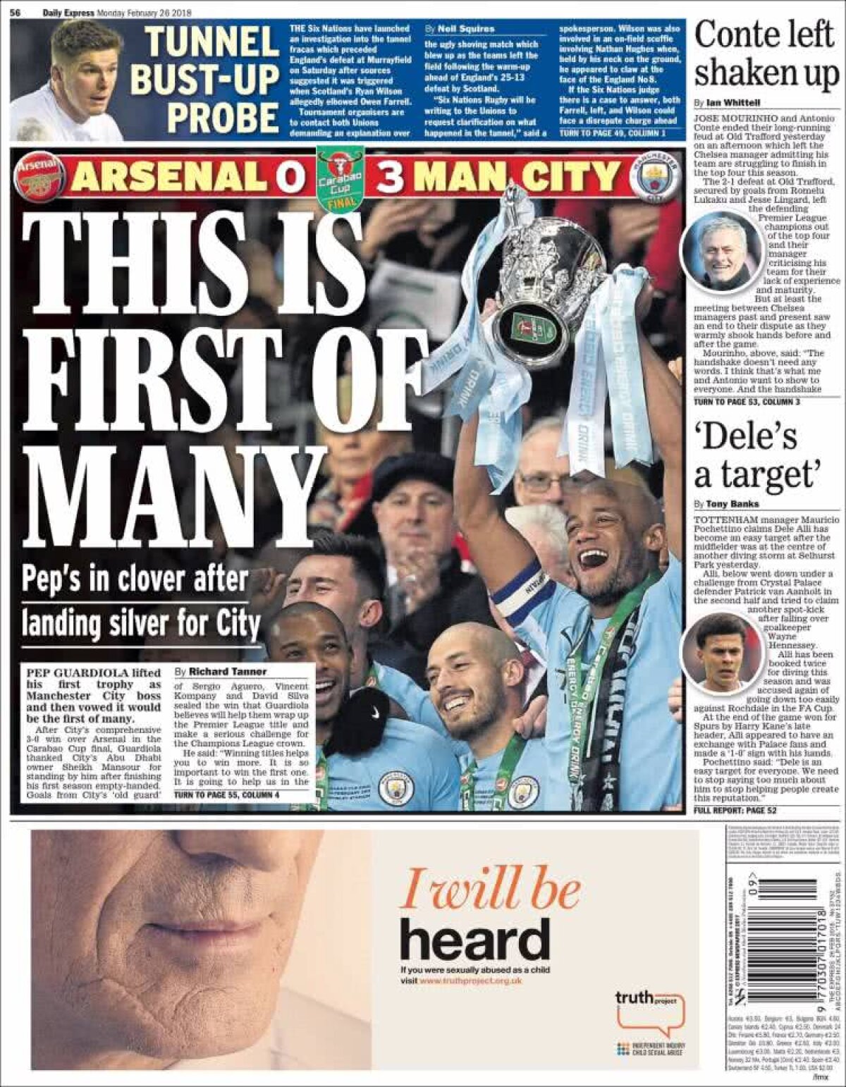 Ce scriu azi ziarele de sport din lume (26 februarie 2018)