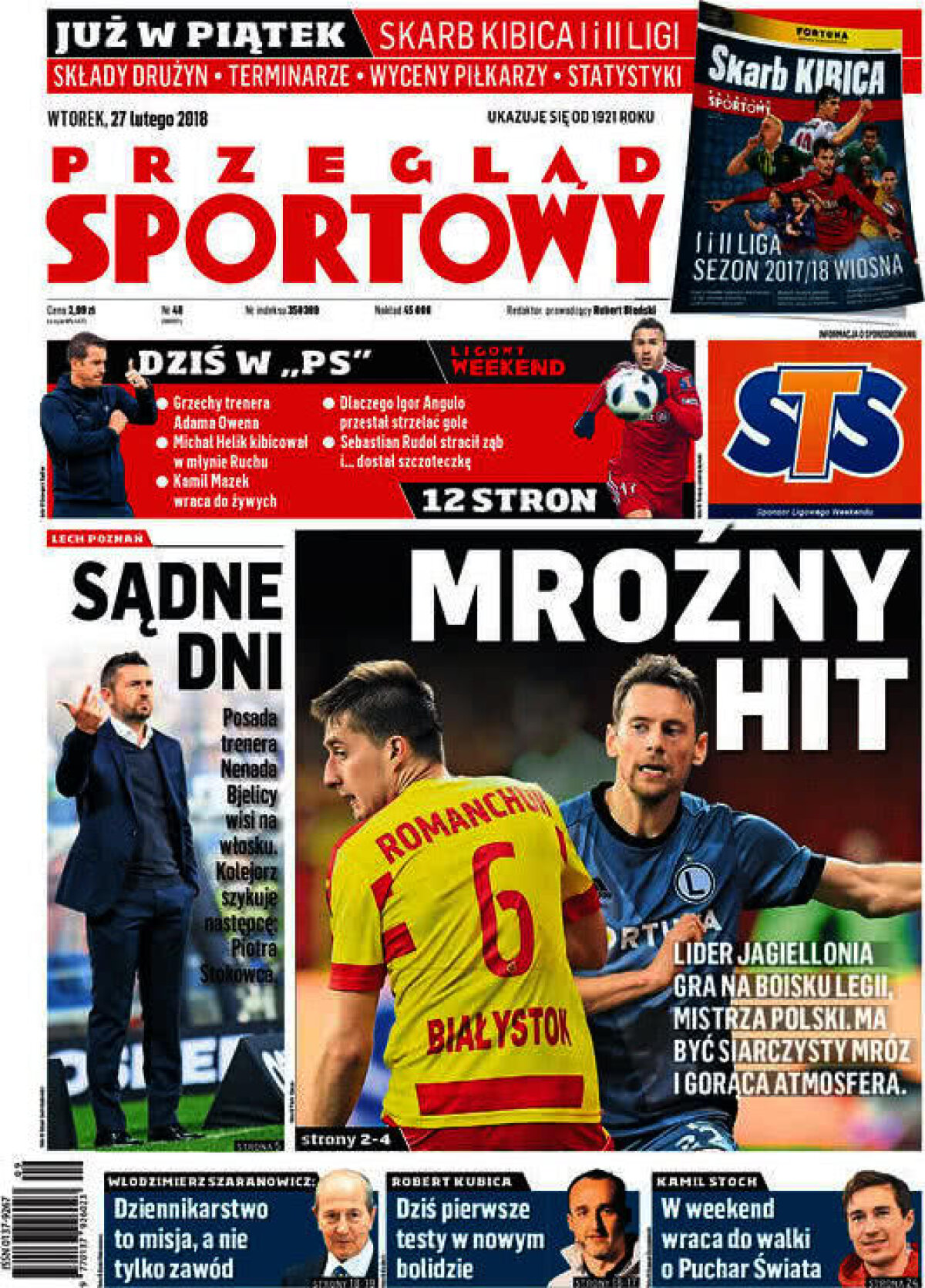 Ce scriu azi ziarele de sport din lume (27 februarie 2018)