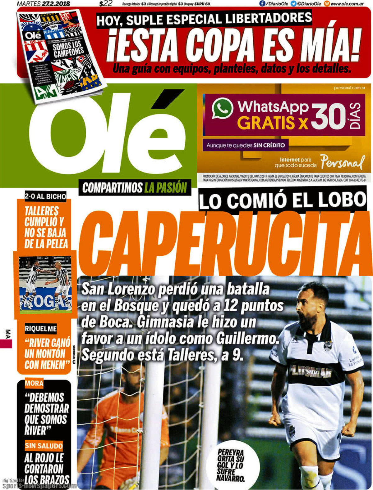 Ce scriu azi ziarele de sport din lume (27 februarie 2018)