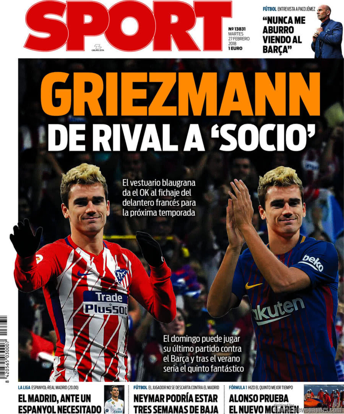 Ce scriu azi ziarele de sport din lume (27 februarie 2018)