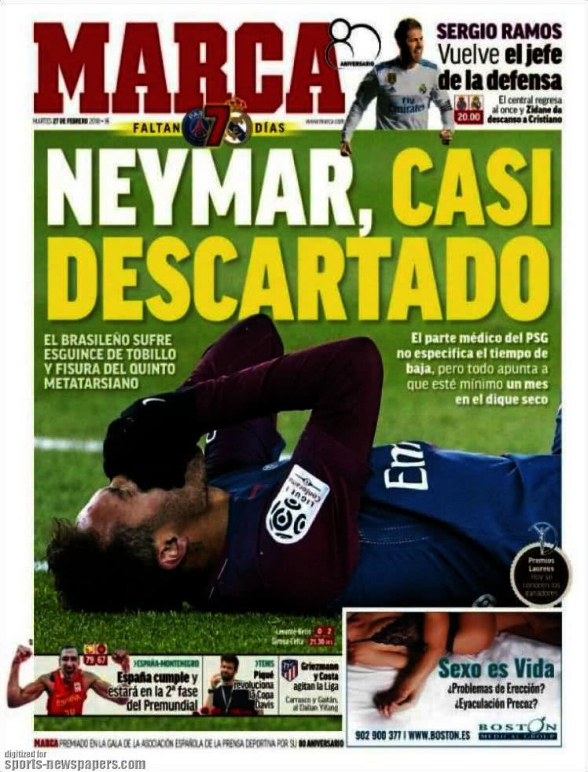 Ce scriu azi ziarele de sport din lume (27 februarie 2018)