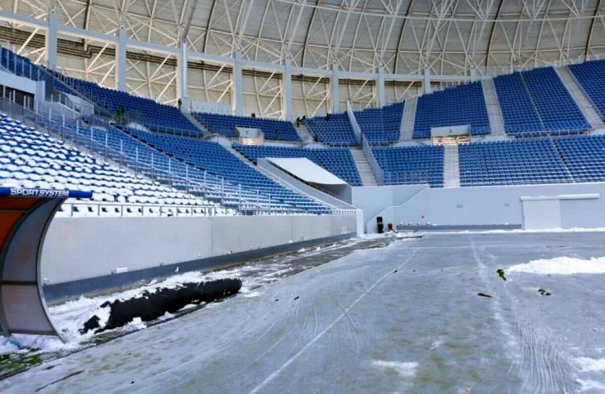 FOTO Cum arată stadionul din Craiova cu 2 zile înaintea meciului cu Dinamo! 