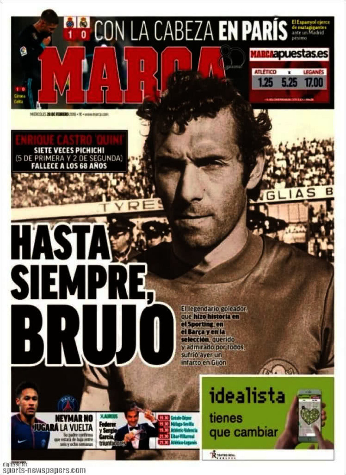 Ce scriu azi ziarele de sport din lume (28 februarie 2018)