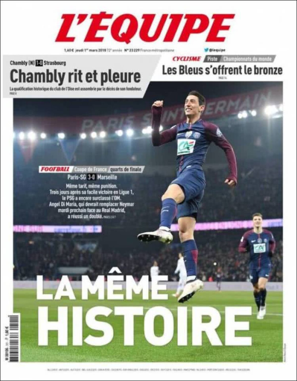 Ce scriu azi ziarele de sport din lume (1 martie 2018)