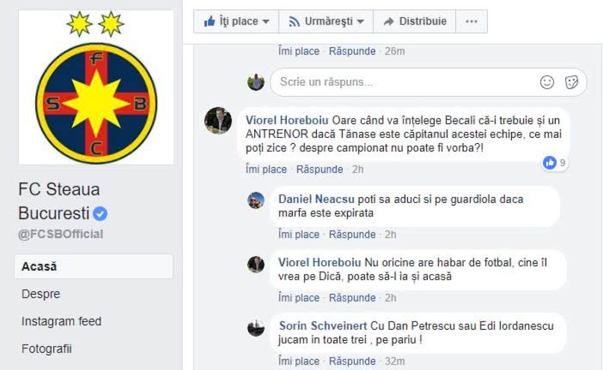 AFC Hermannstadt - FCSB 3-0 / Val de critici! Suporterii lui FCSB au luat foc și cer demisia lui Dică: "Să vină Petrescu sau Iordănescu"