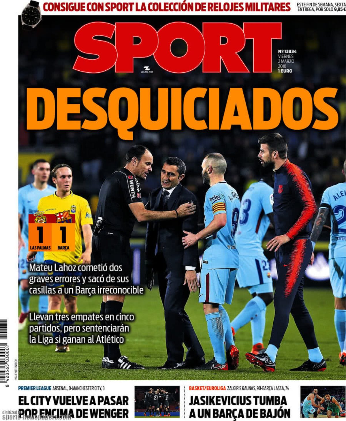 Ce scriu azi ziarele de sport din lume (2 martie 2018)