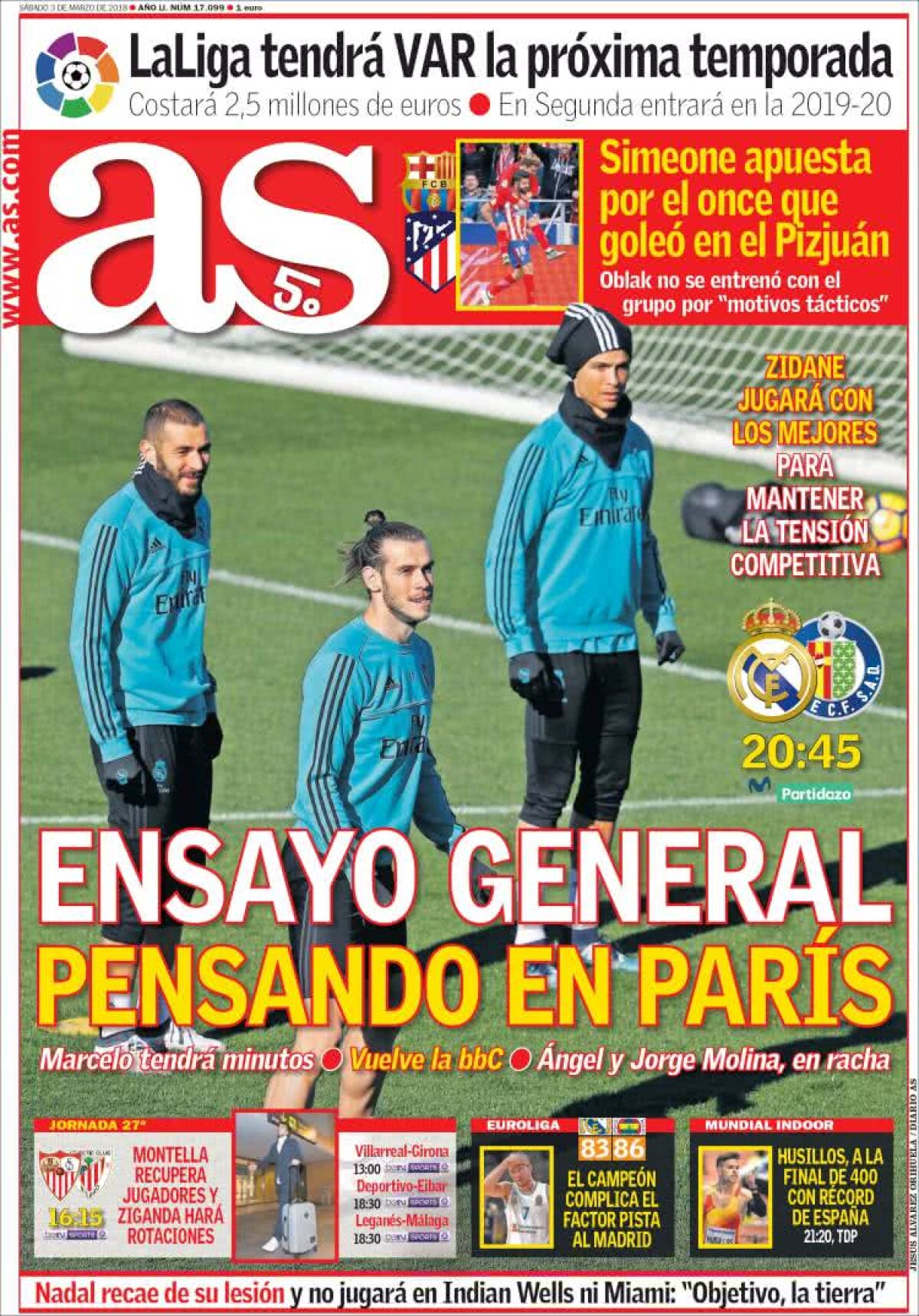 Ce scriu azi ziarele de sport din lume (3 martie 2018)