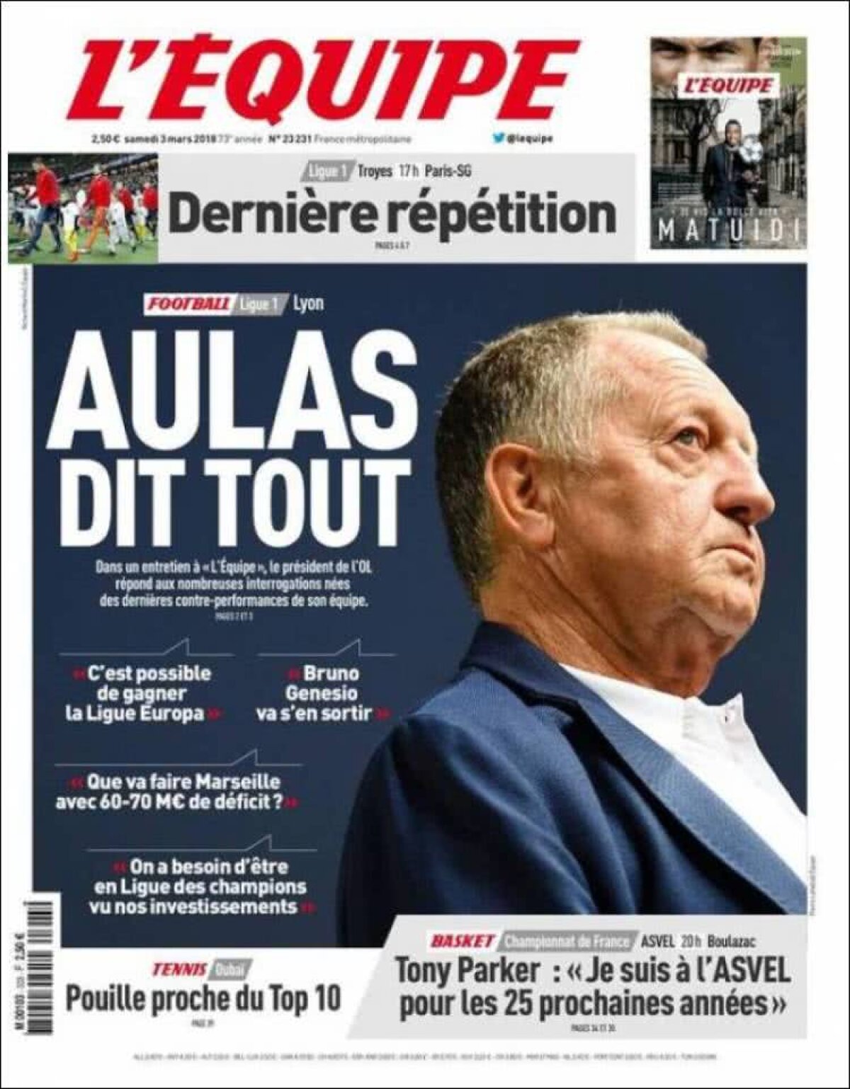 Ce scriu azi ziarele de sport din lume (3 martie 2018)