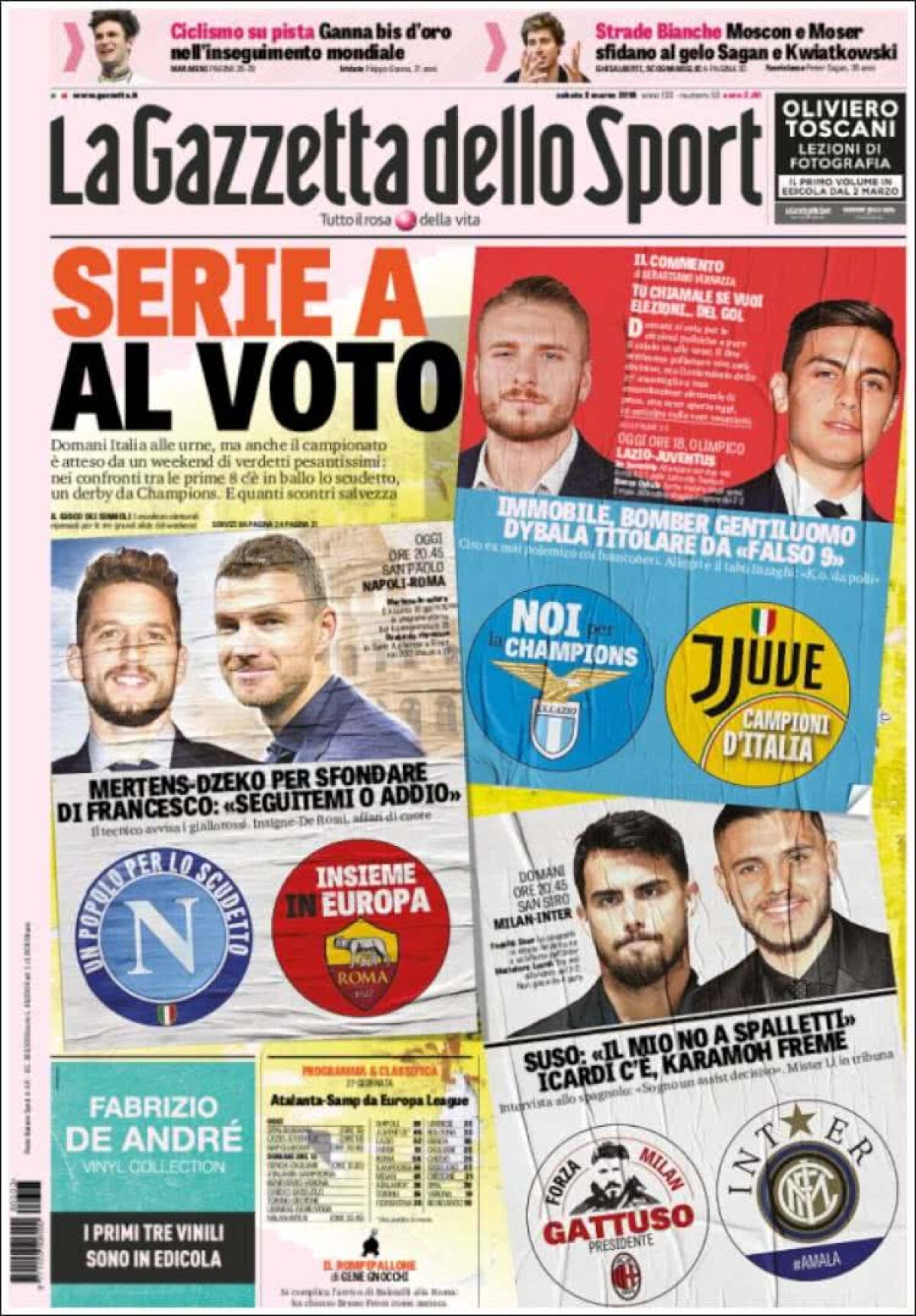 Ce scriu azi ziarele de sport din lume (3 martie 2018)