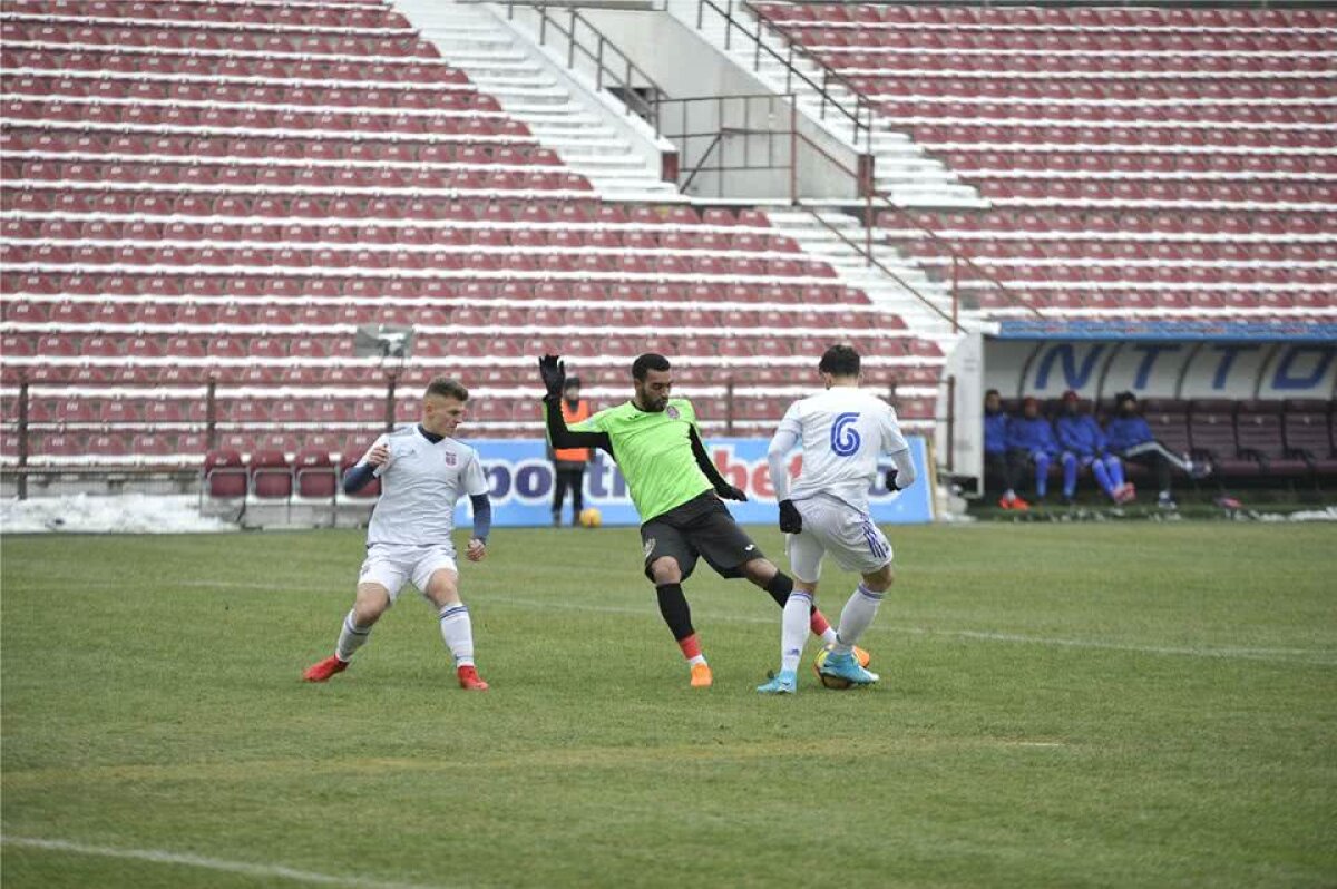 GALERIE FOTO CFR Cluj s-a distrat într-un amical cu o formație de Liga a 2-a 