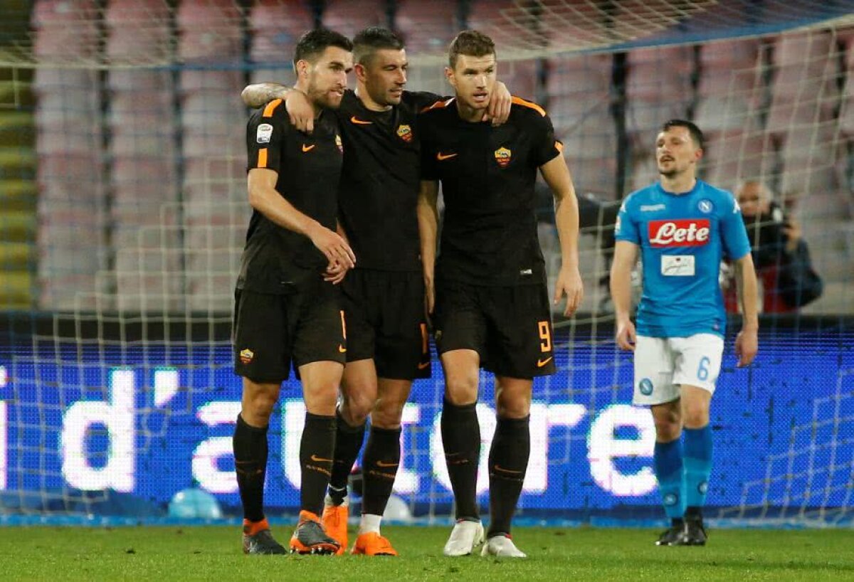 VIDEO+FOTO Napoli - AS Roma 2-4 » Sarri se recunoaște învins?! ”Juventus e mai bună, vine de pe altă planetă!” 