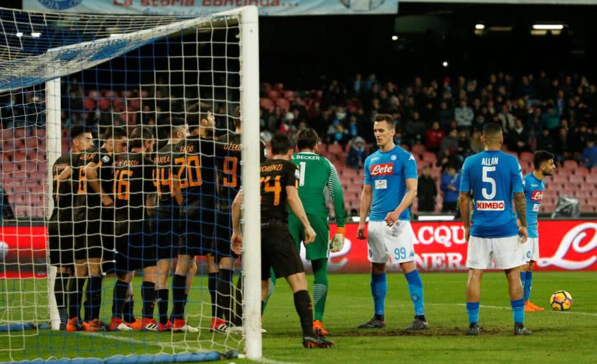 VIDEO+FOTO Napoli - AS Roma 2-4 » Sarri se recunoaște învins?! ”Juventus e mai bună, vine de pe altă planetă!” 