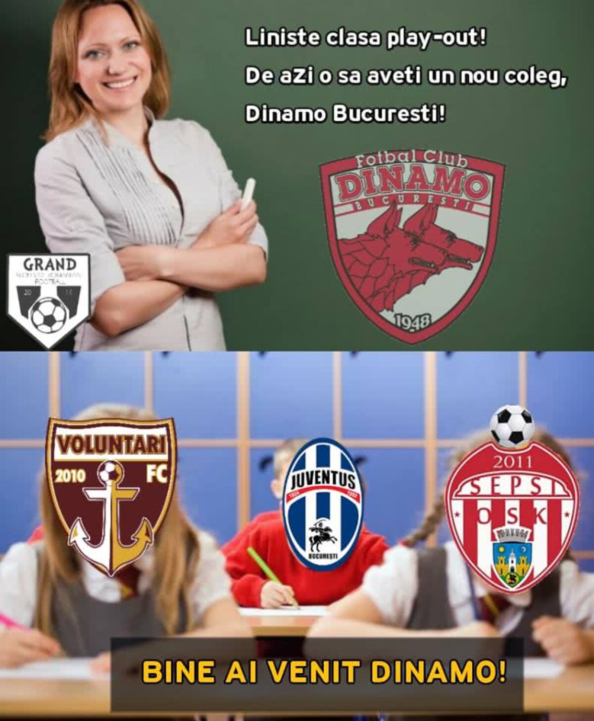 GALERIE FOTO Dinamo, ținta ironiilor pe internet după ratarea play-off-ului și eliminarea din Cupa României: 11 glume pe Facebook 