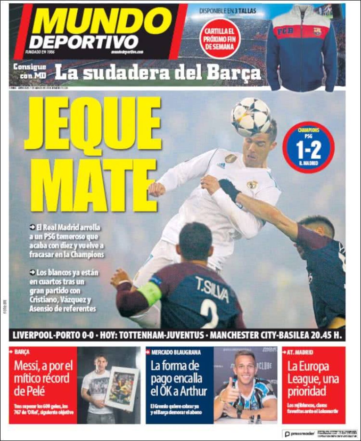 Ce scriu azi ziarele de sport din lume (7 martie 2018)