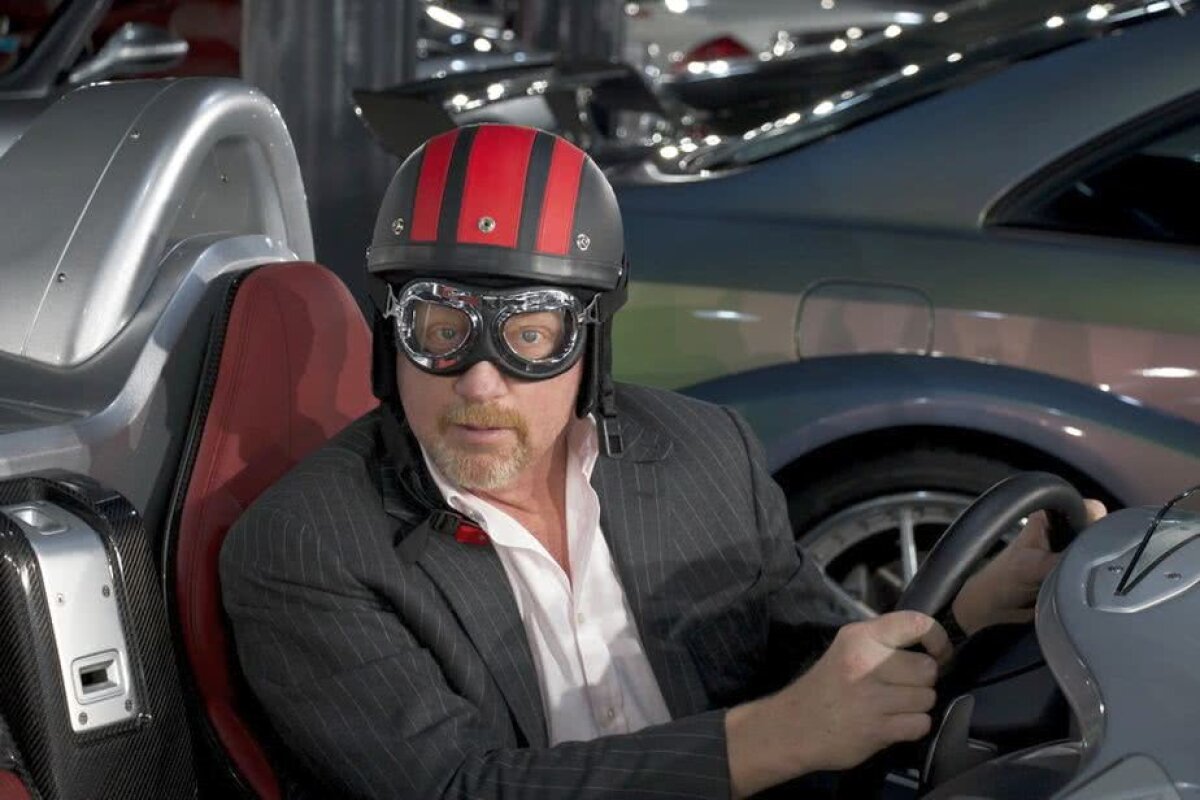 FOTO Becker a venit la București la invitația lui Țiriac și a descoperit ceva fabulos: mașina familiei sale e la omul de afaceri român