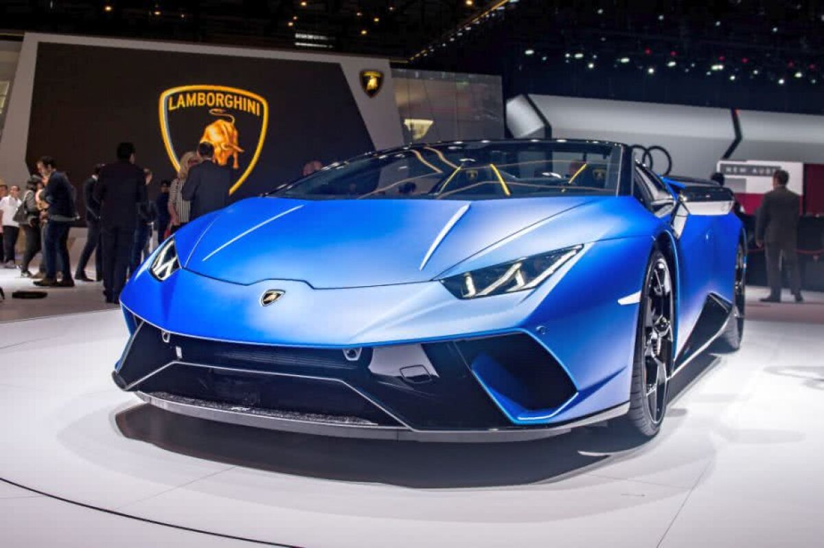 FOTO "Uraganul" Lamborghini a luat fața tuturor la Salonul Auto de la Geneva