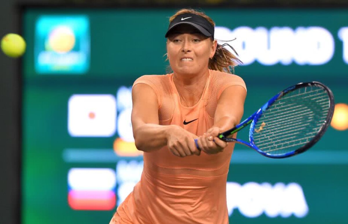 INDIAN WELLS. Primele șocuri la Indian Wells » Maria Sharapova și Genie sunt OUT după primul tur » Toate rezultatele zilei